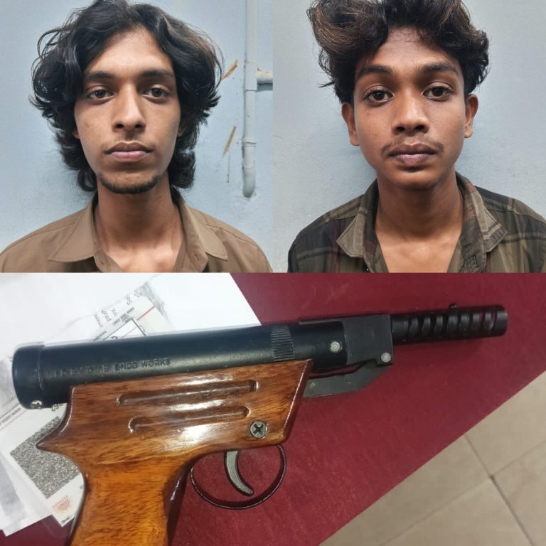 മോഷ്ടിച്ച എയർഗണ്ണുമായി കോന്നി ടൗണിൽ ഭീകരാന്തരീക്ഷം സൃഷ്ടിച്ച യുവാക്കൾ റിമാൻഡിലായി