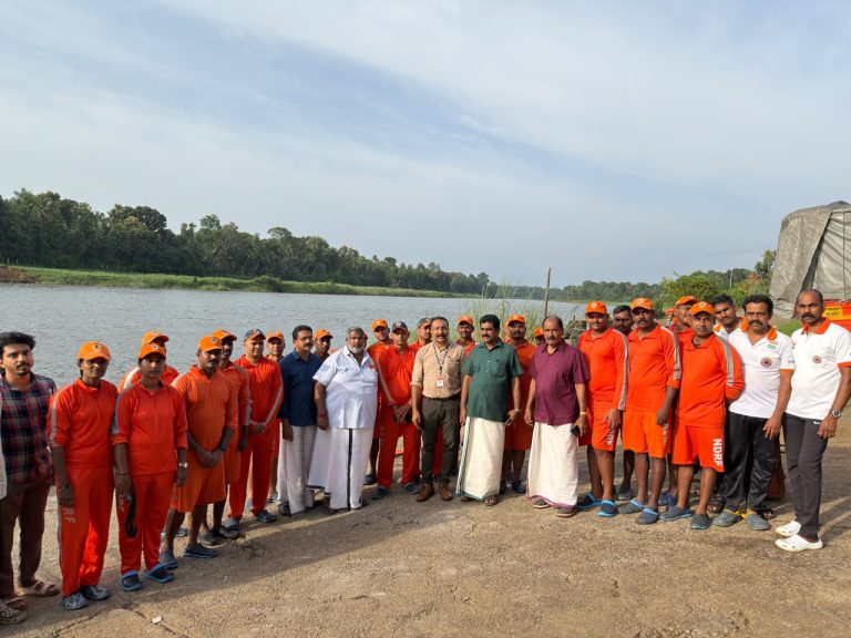 ആറൻമുളയിലെ ആഘോഷങ്ങൾക്ക് മുന്നോടിയായി എൻ ഡി ആർ എഫ് സംഘം  എത്തി പരിശോധന നടത്തി